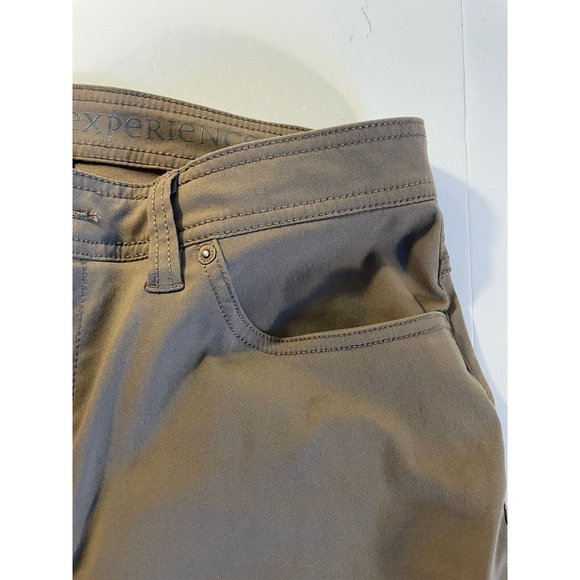 prAna Breathe Pants 34 X 29 Brown Slim Fit 5 Pocket Straight Leg Casual Hiking - Picture 6 of 13